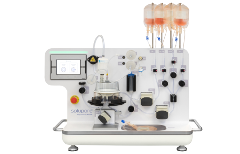 Solupore clinical manufacturing system for non-viral delivery to enable next- generation cell therapies.