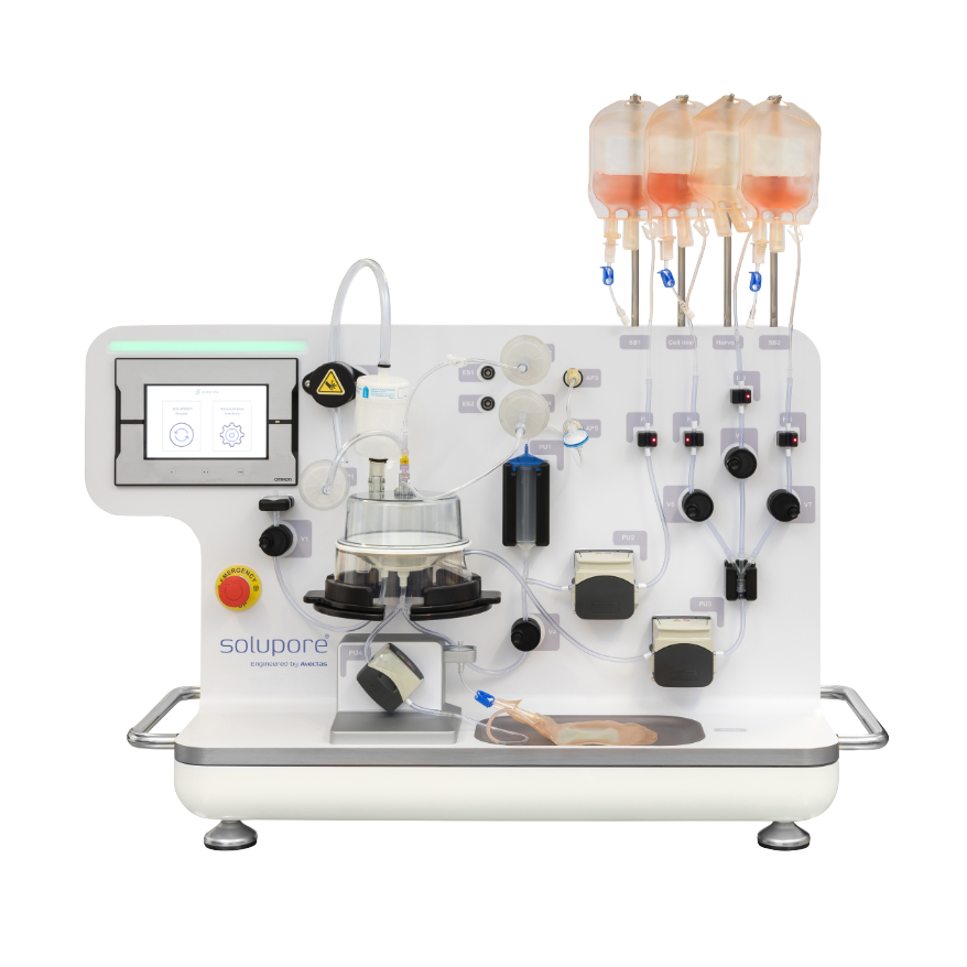 Solupore clinical manufacturing system for non-viral delivery to enable next- generation cell therapies.